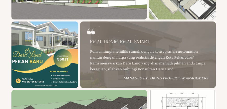 Rumah Impian Minimalis Modern di Pekanbaru